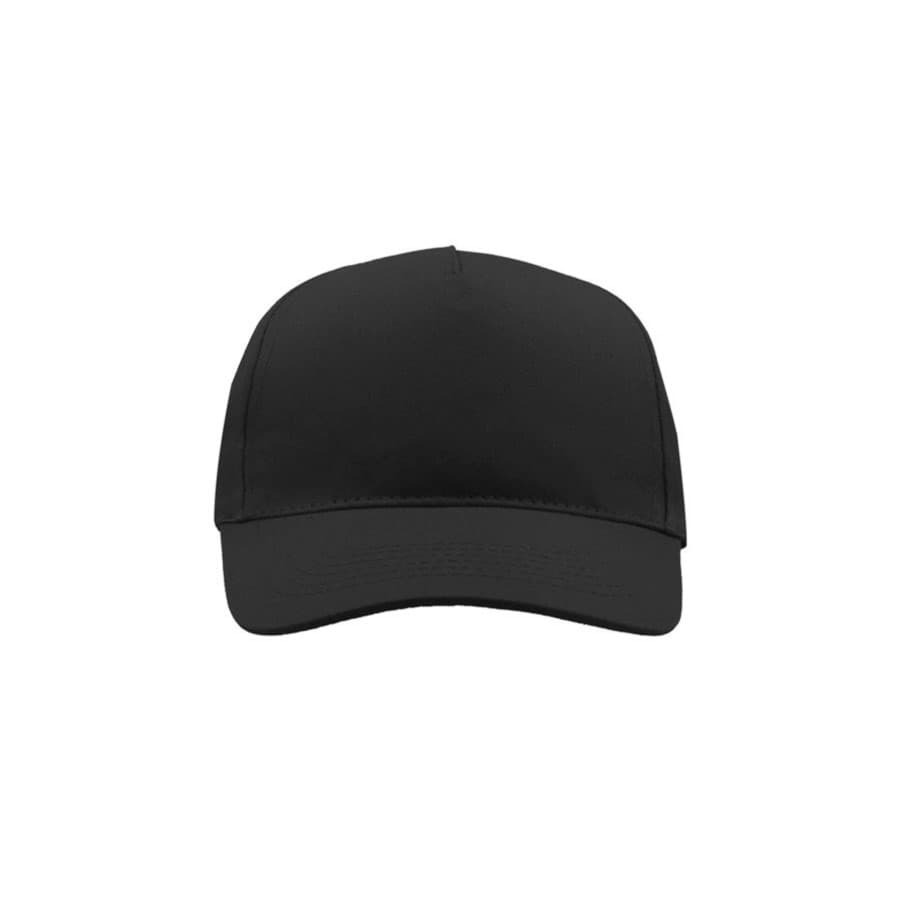 Бейсболка детская KID START FIVE, 5 клиньев, застежка на липучке, черный-3