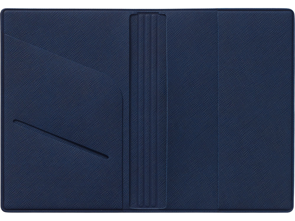 Обложка для паспорта Favor, темно-синяя-5