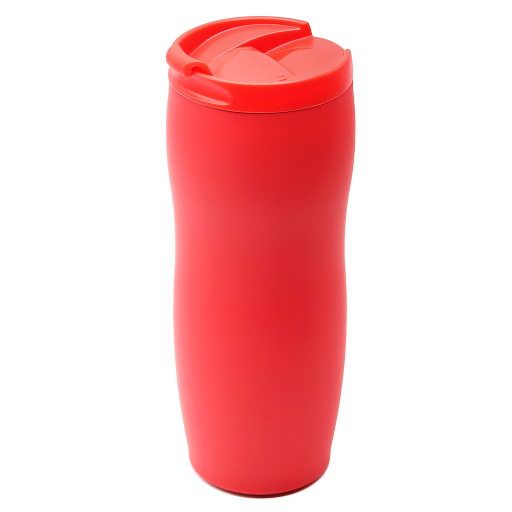 Термокружка с двойной стенкой Softex, Красный-0