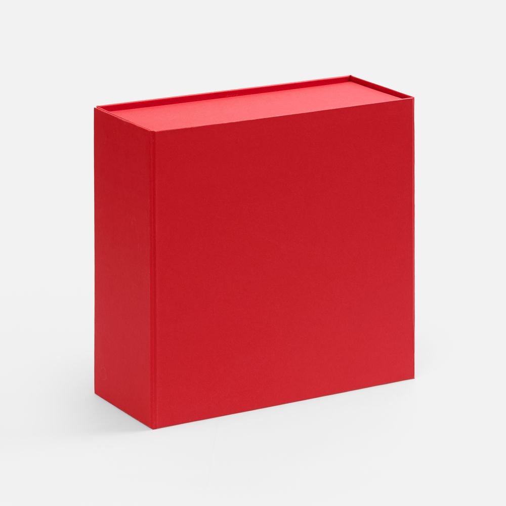 Коробка складная Quadra Fold, красная-1