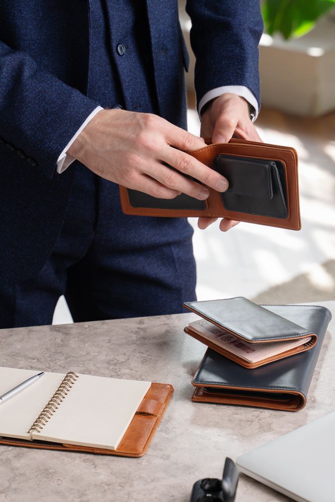 Портмоне Kalsa Palermo, синее-5