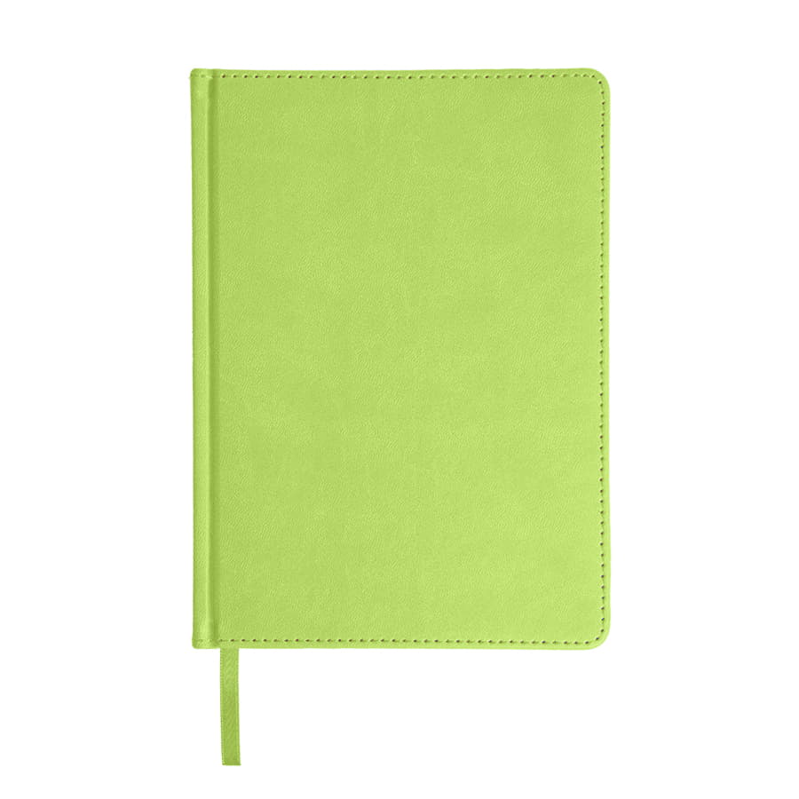 Ежедневник недатированный Bliss,  формат А5, в линейку, зеленое яблоко-1