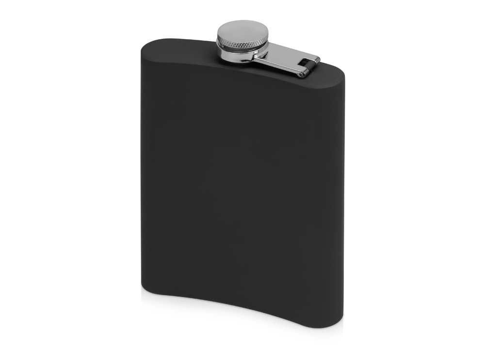 Фляжка 240 мл Remarque soft touch, 304 сталь, черный-2