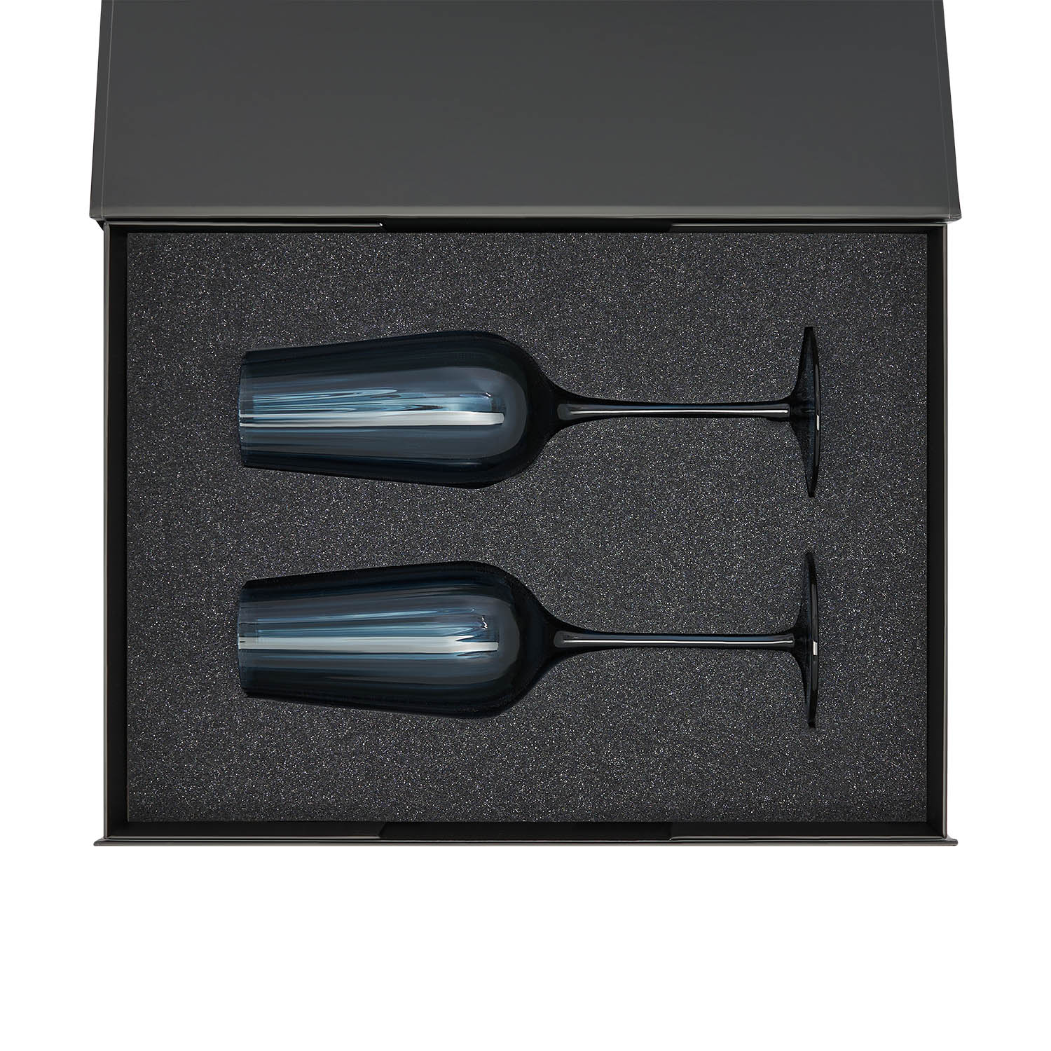 Подарочный набор 2 бокала для шампанского Toscana в черной коробке-1