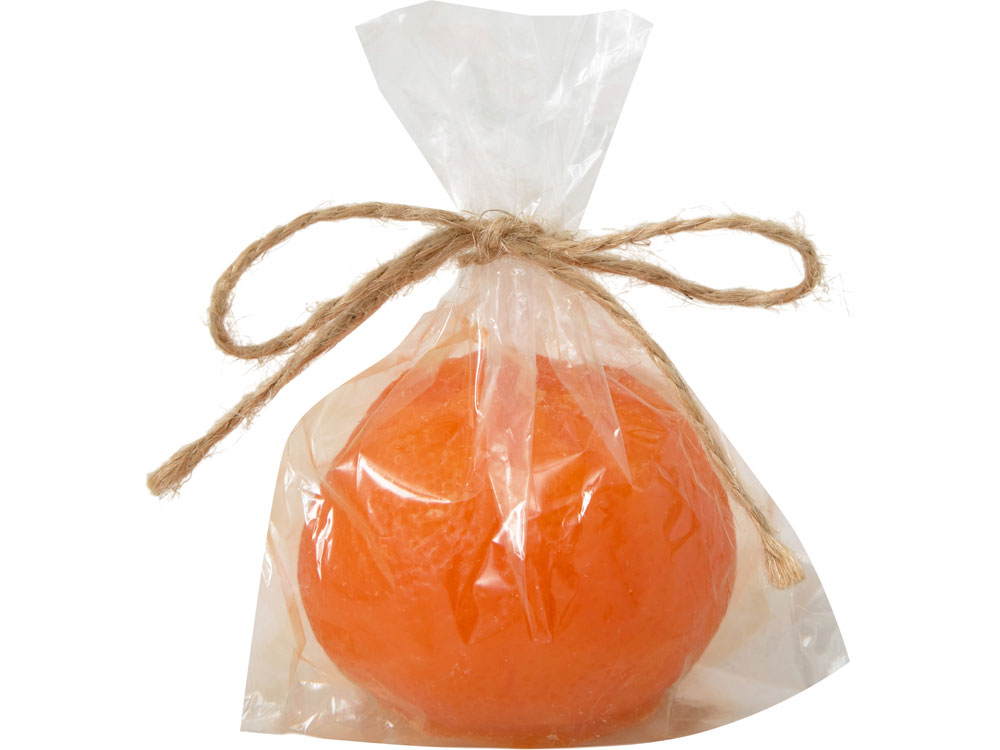 Свеча Мандарин, оранжевый-4