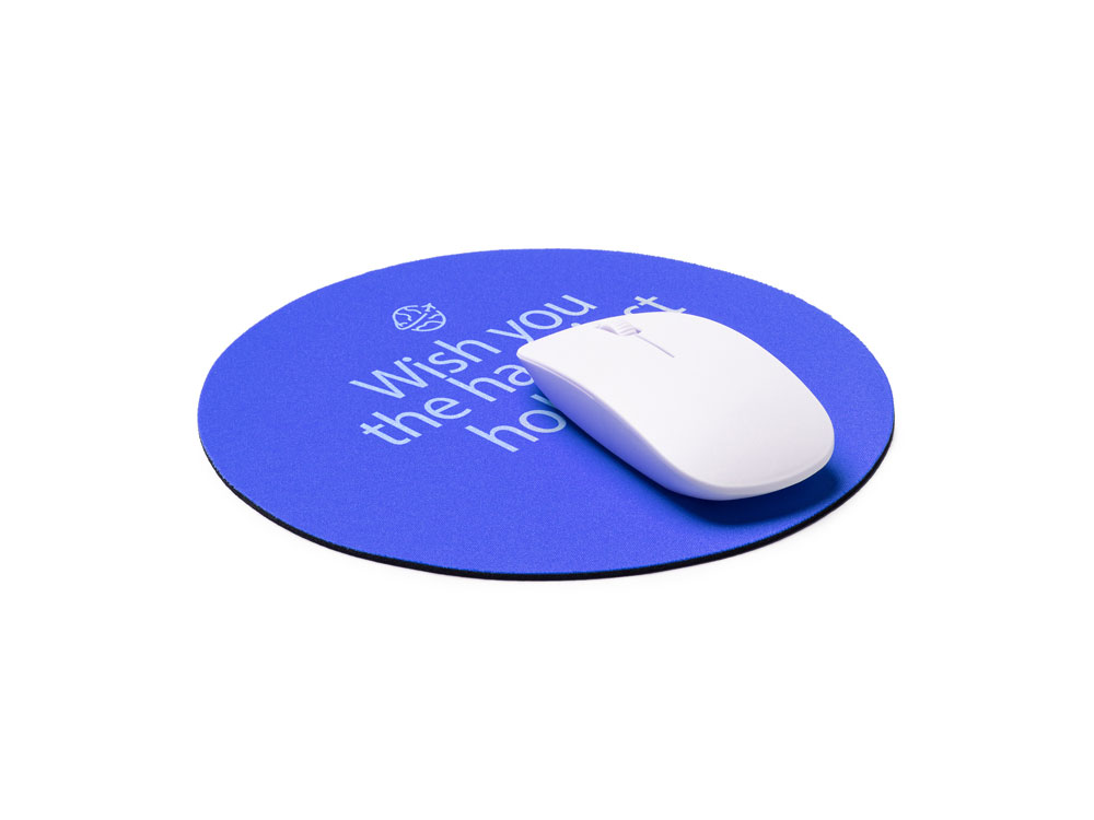 Коврик для мыши YUBA, королевский синий-0
