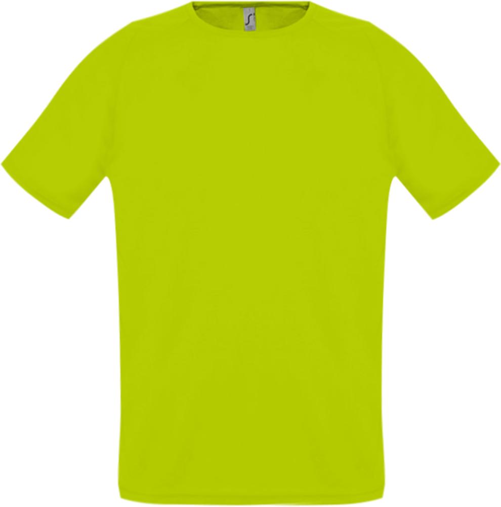 Футболка унисекс Sporty 140, зеленый неон-1