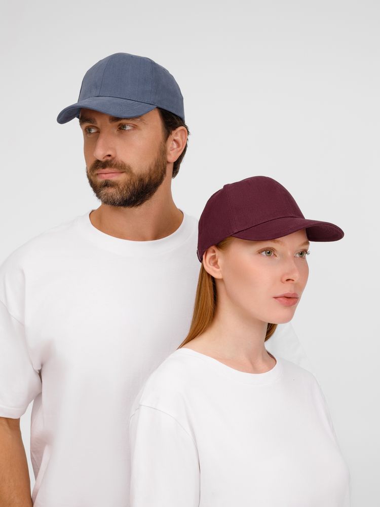 Бейсболка Buffalo, бордовая-4