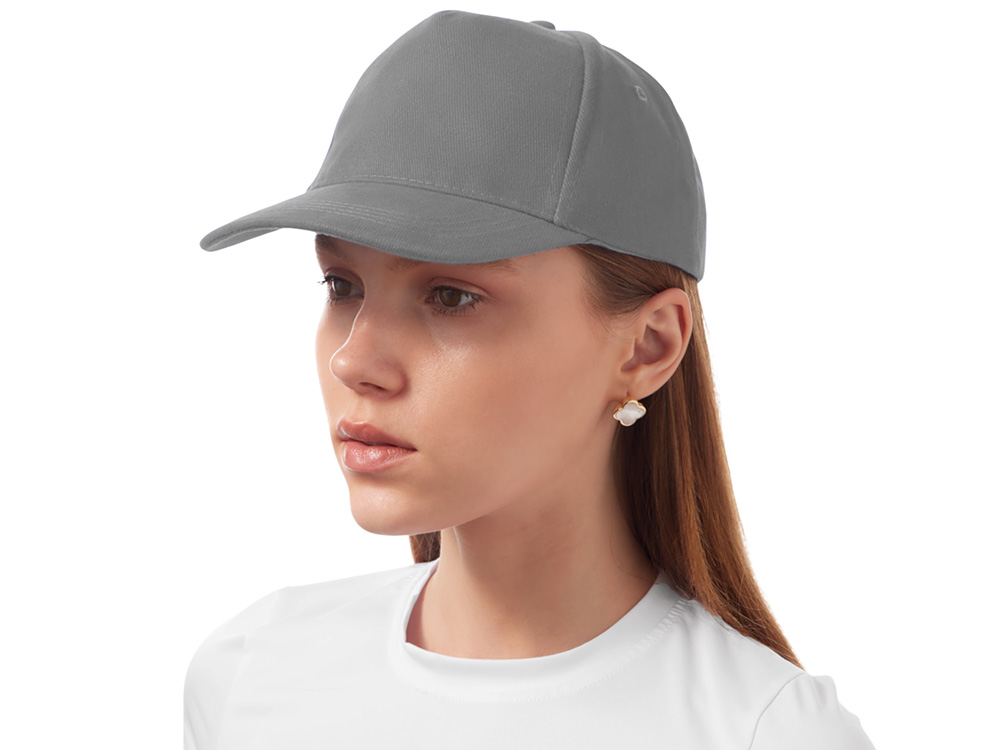 Бейсболка Florida 350 5-панельная, средне-серый-2