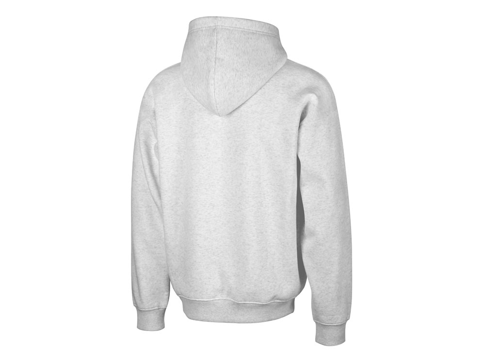 Толстовка с капюшоном оверсайз Berlin унисекс, белый меланж-7