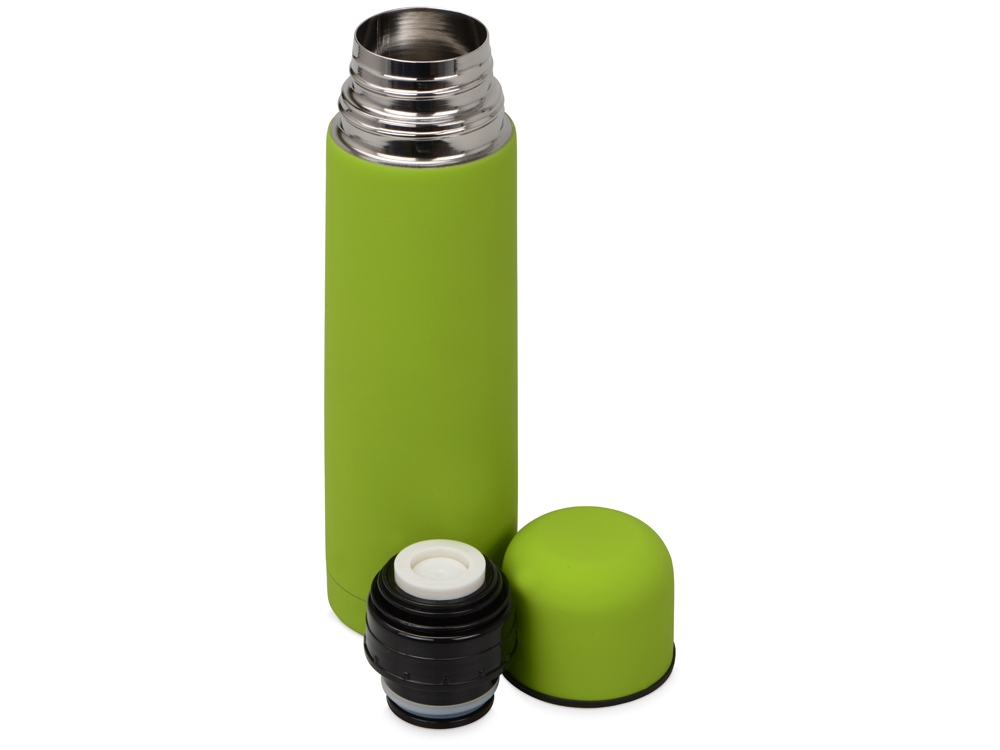 Термос Ямал Soft Touch с чехлом, 500мл, лайм-3