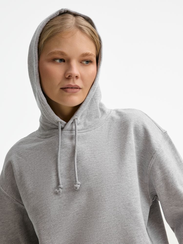 Худи унисекс Condor, серый меланж-5