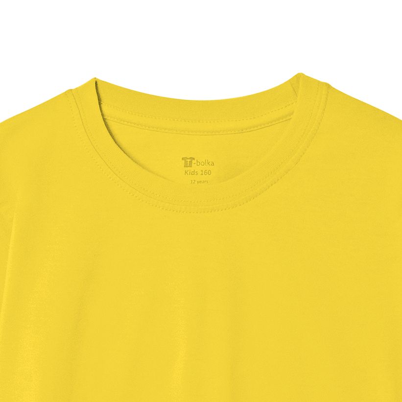 Футболка детская T-Bolka Kids, желтая-3