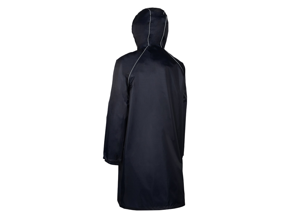 Дождевик Sunshine со светоотражающими кантами, темно-синий, размер  XS/S-1