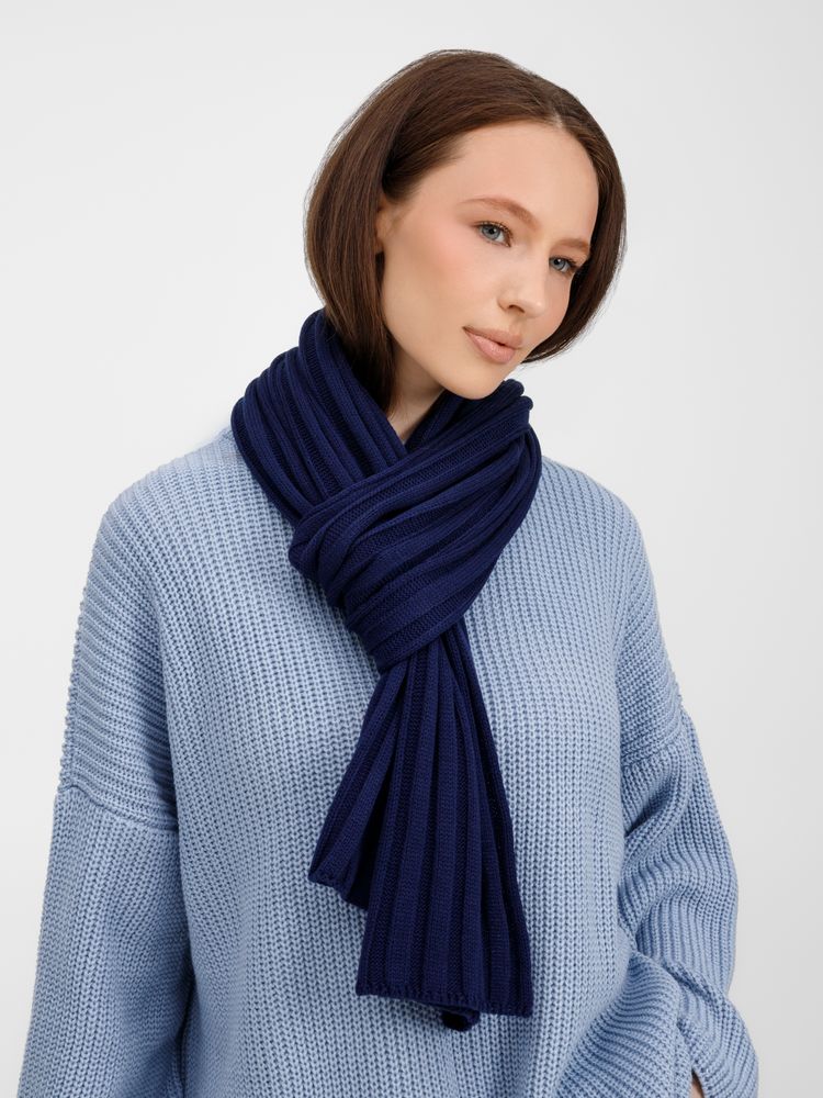 Шарф Metelitsa, темно-синий (сапфир)-2