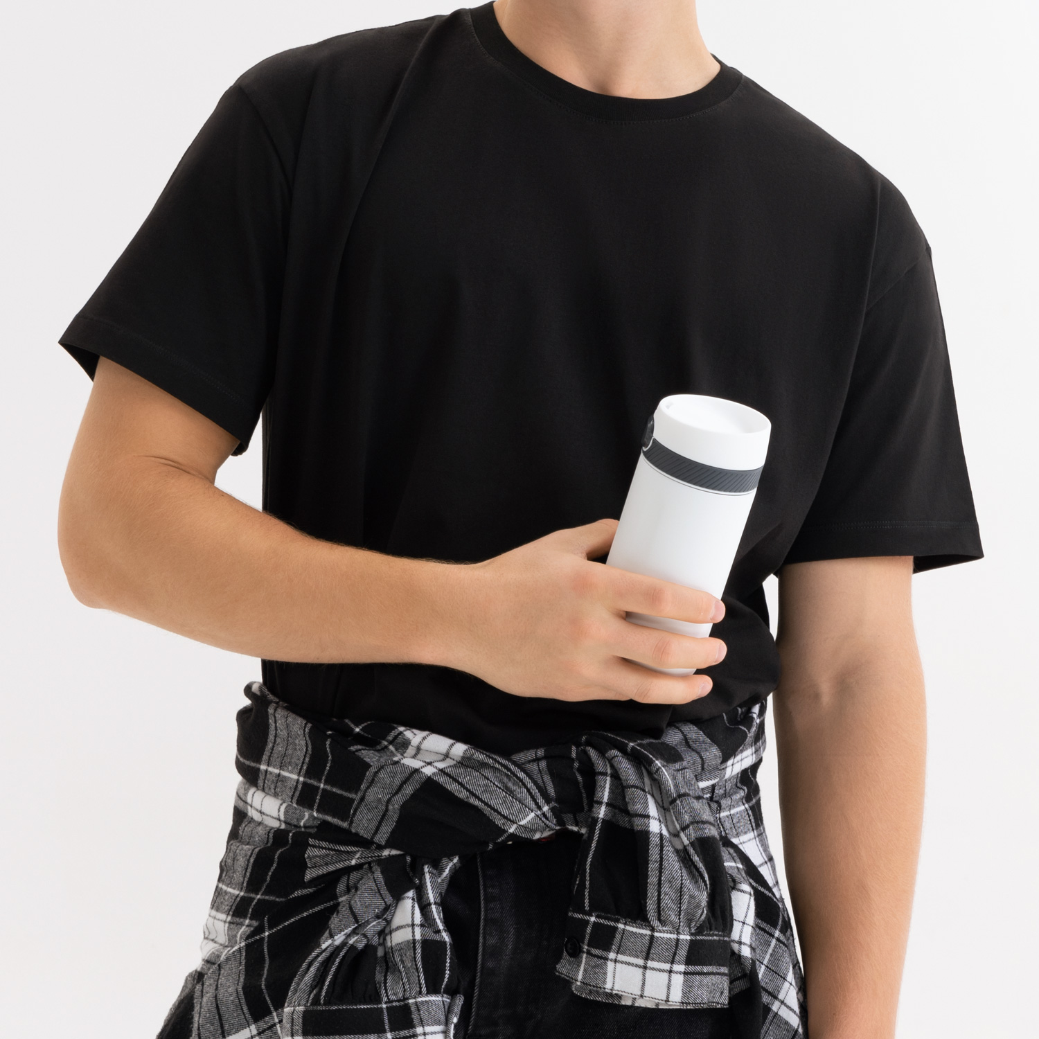 Термокружка вакуумная Toledo, белая-14