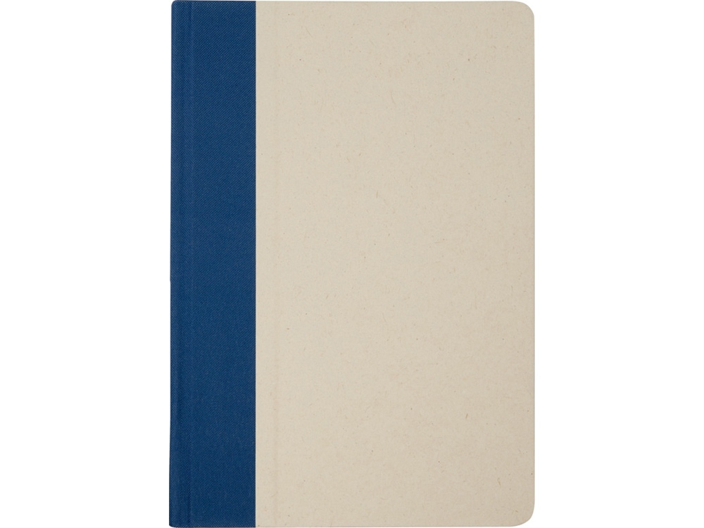 Liliana блокнот формата А5 в твердой обложке из пластика из сахарного тростника - Синий-1