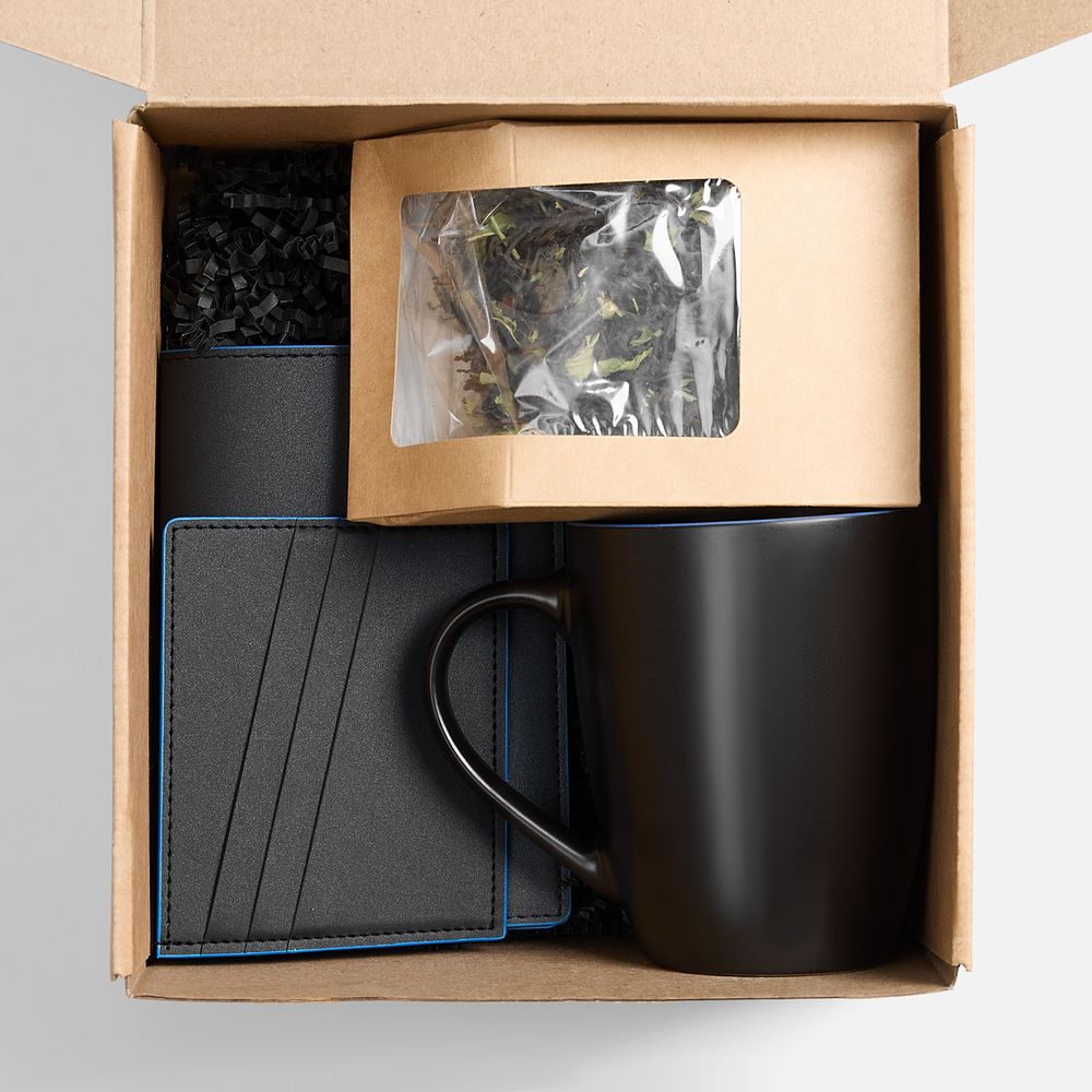 Набор Multimo Tea, черный с синим-1