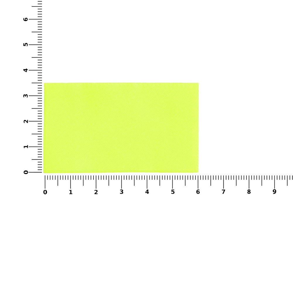 Лейбл тканевый Epsilon, M, желтый неон-3