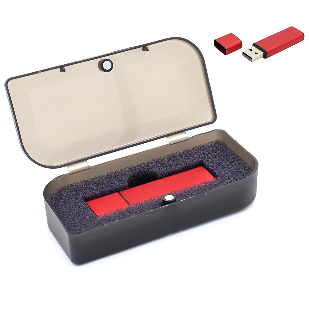 Флешка Loon 16 Гб в футляре, Красный-0