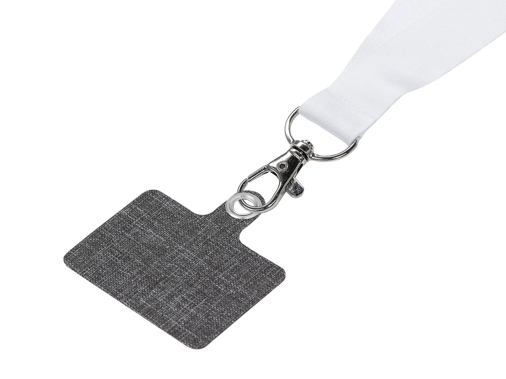 Ланъярд 2 см под сублимацию с карабином и большим держателем для телефона из ПЭ-2