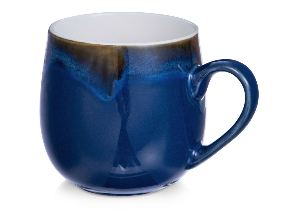 Кружка с вулканическим эффектом по краю Etna, 440 мл, синий-0