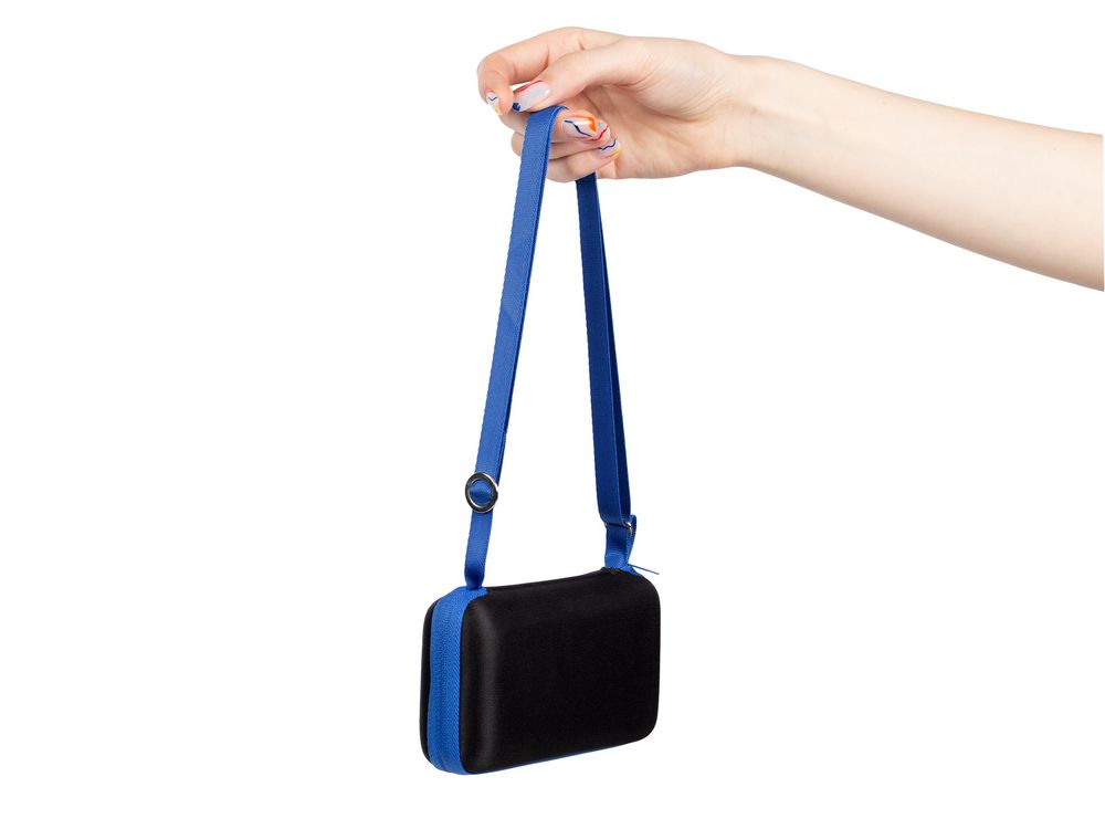 Зонт складной Color Action, в кейсе, синий-2