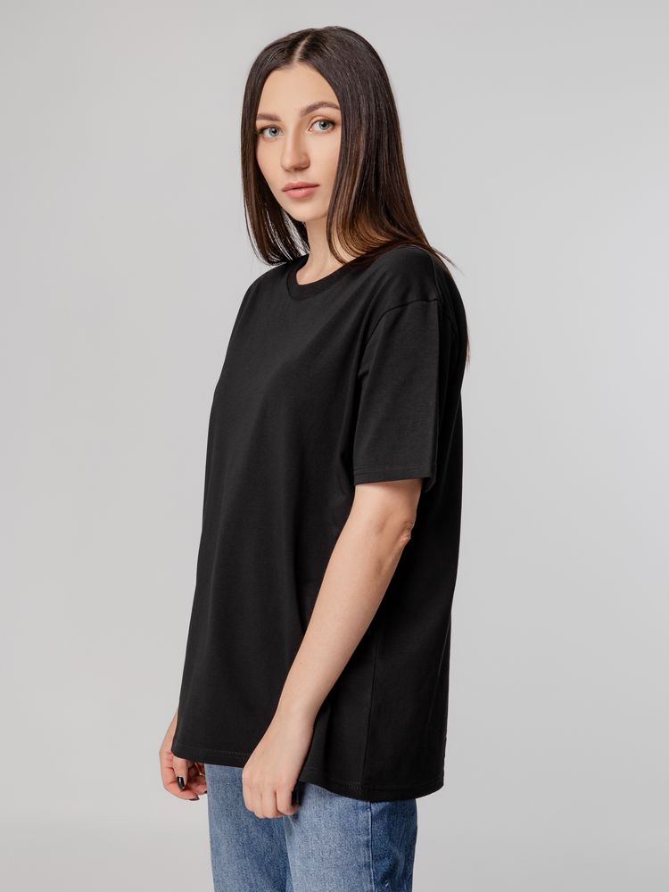 Футболка унисекс Tervu, черная-3