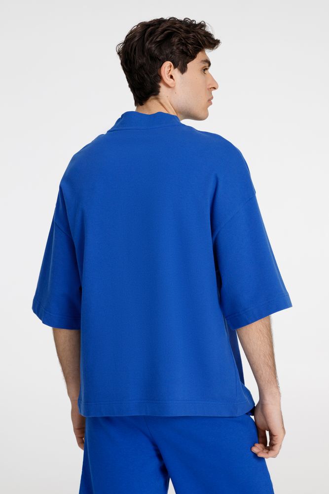 Футболка оверсайз унисекс T9, синяя-2