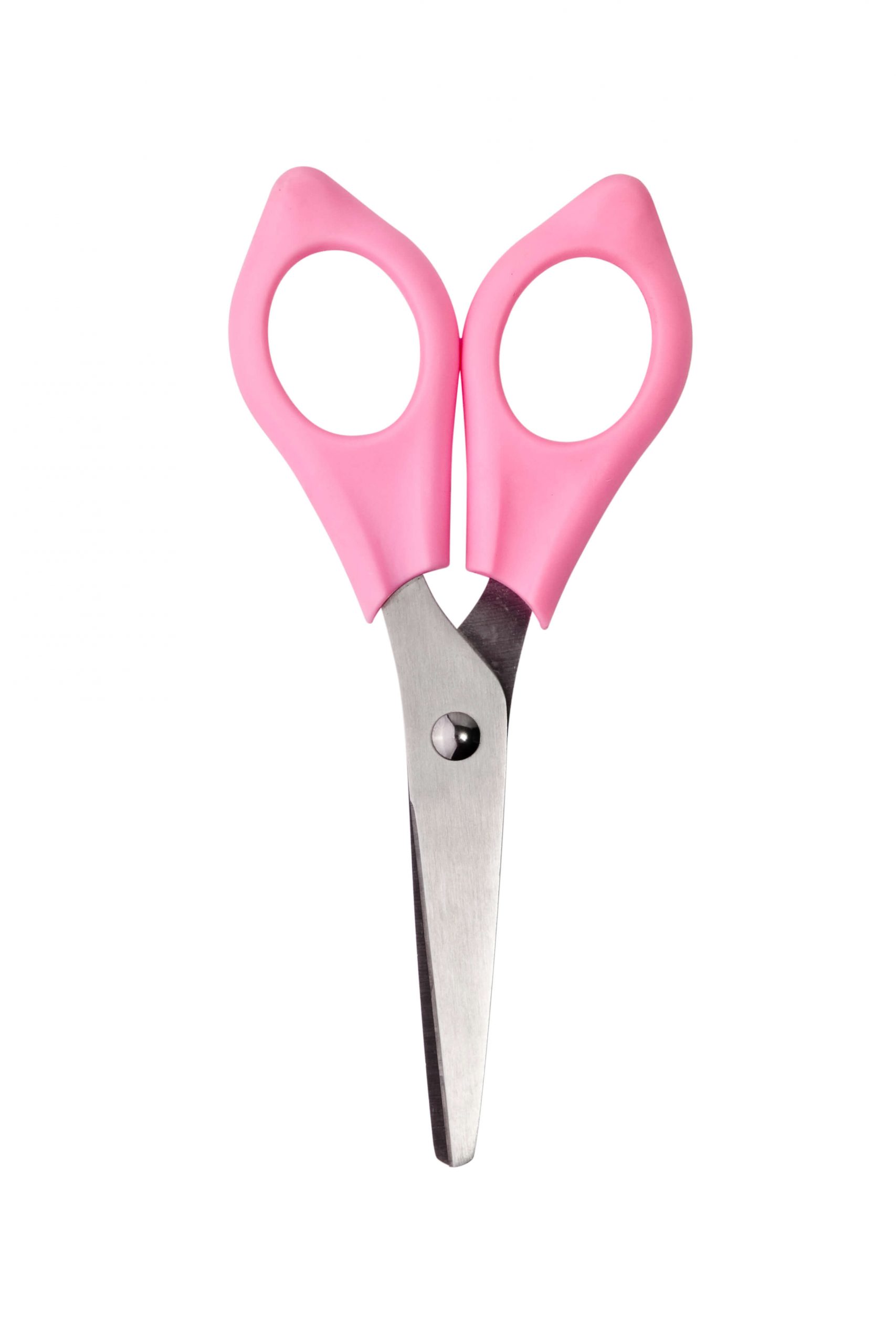 Ножницы и магнит со скрепками Bunny, Розовый-3