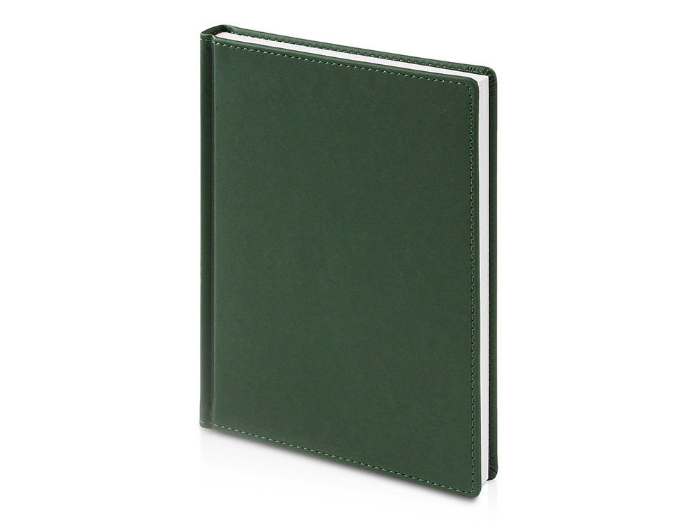 Ежедневник А5 датированный Velvet 2026, темно-зеленый-0
