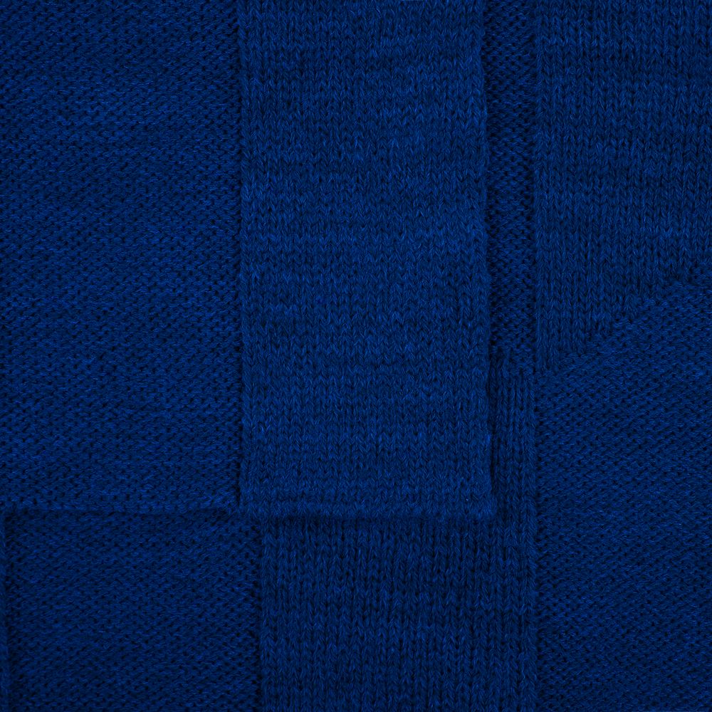 Плед Rombus, темно-синий (кобальт)-2