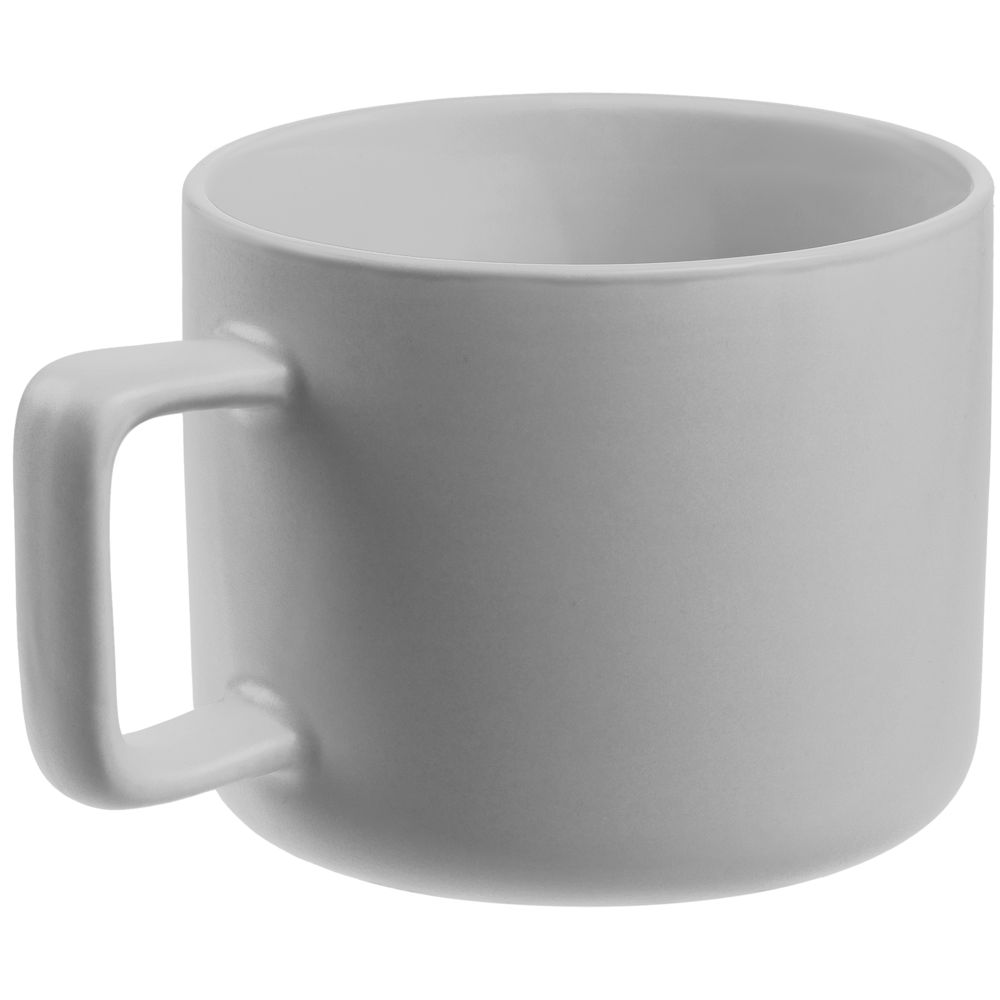 Чашка Jumbo, ver.2, матовая, светло-серая-2