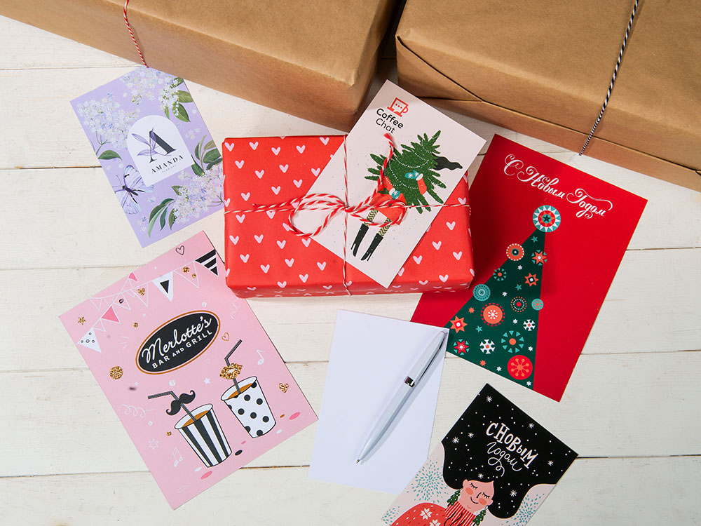 Открытка под запечатку, А5-9