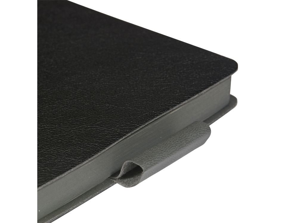 Ежедневник недатированный А5 Boston, черный (серый обрез)-1