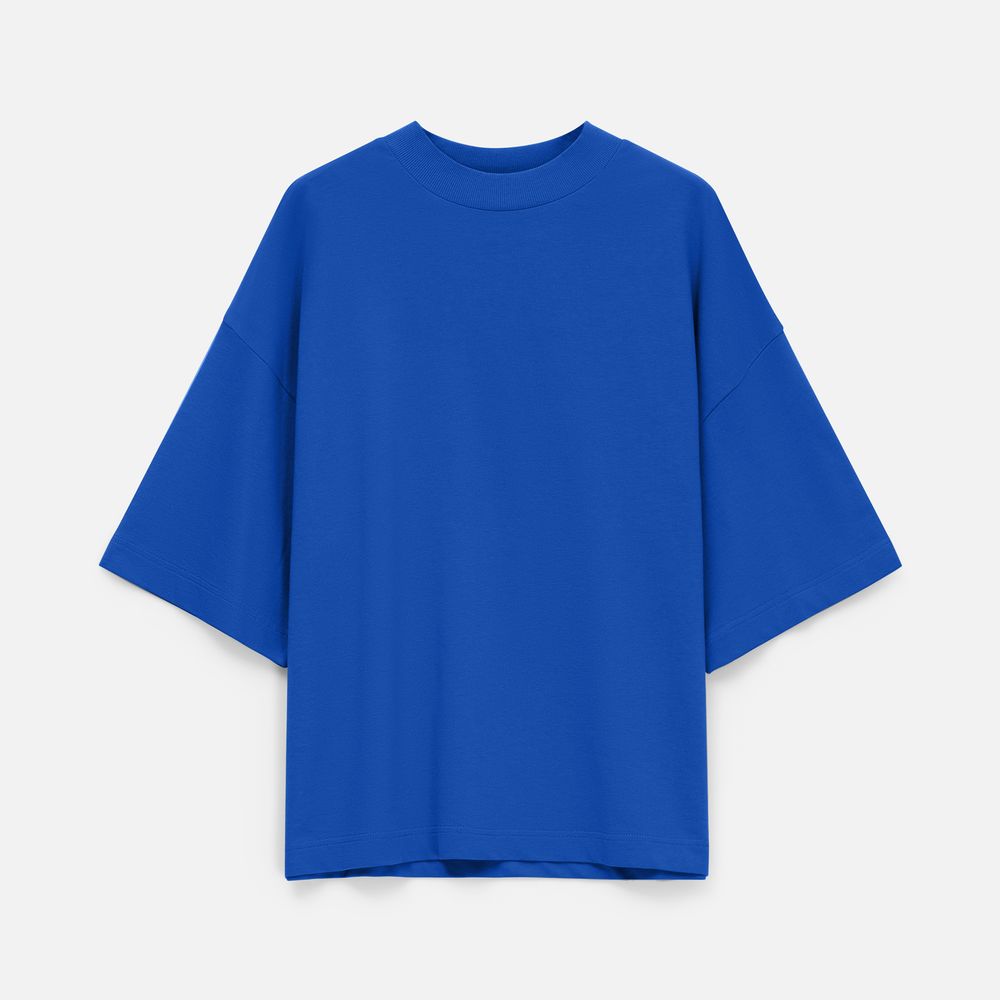 Футболка оверсайз унисекс T9, синяя-5