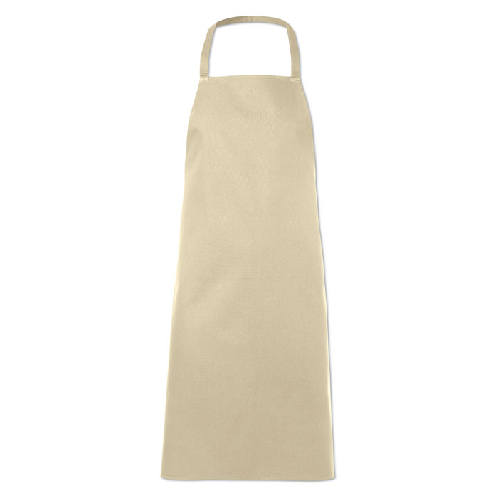 Кухонный фартук из хлопка, бежевый-6
