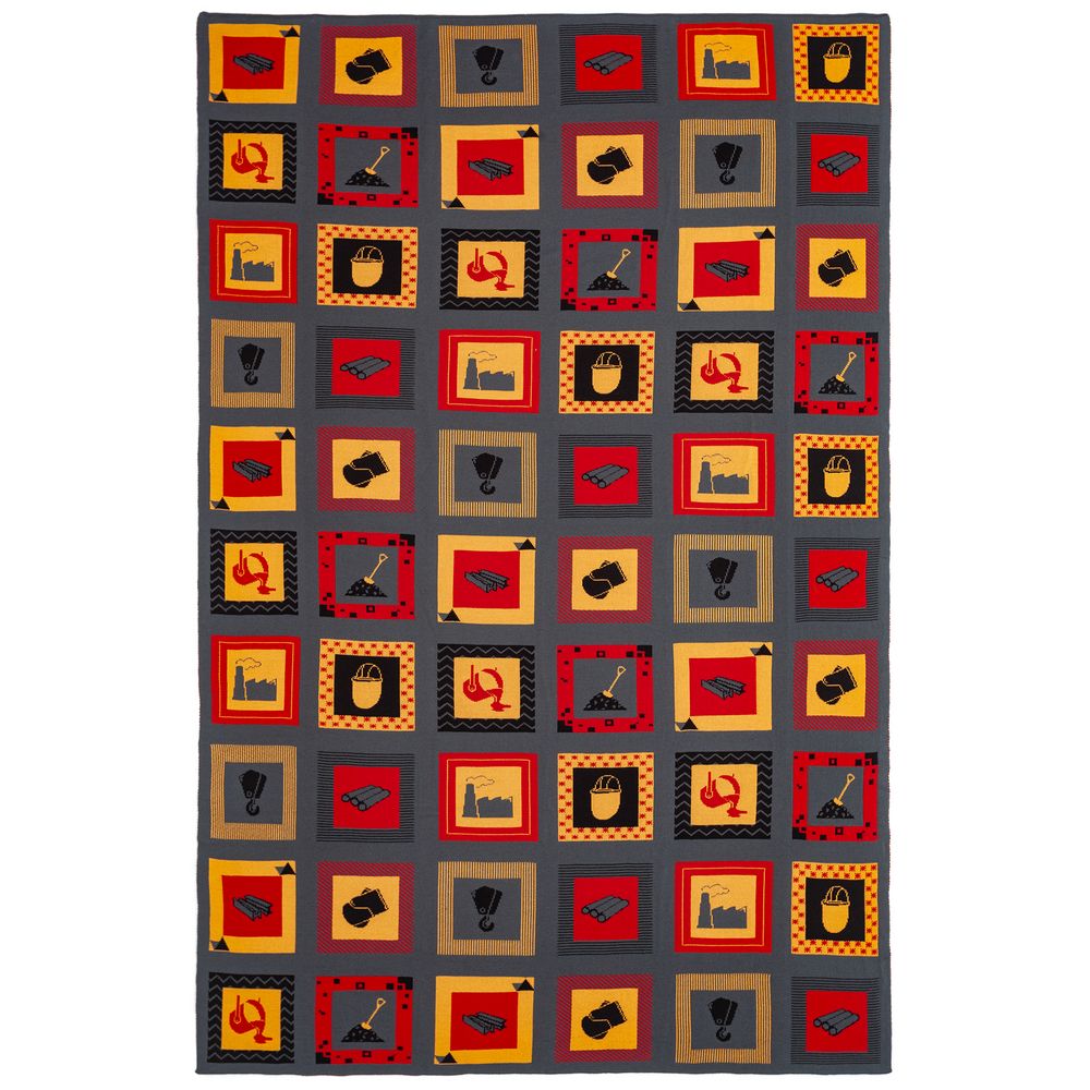 Плед Industry, металлургия-0