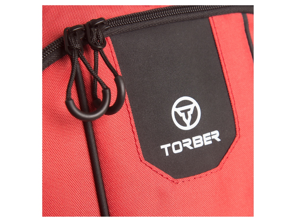 Рюкзак TORBER ROCKIT с отделением для ноутбука 15,6, красный, полиэстер 600D, 46 х 30 x 13 см-7