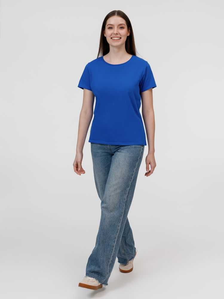 Футболка женская E150, ярко-синяя-4