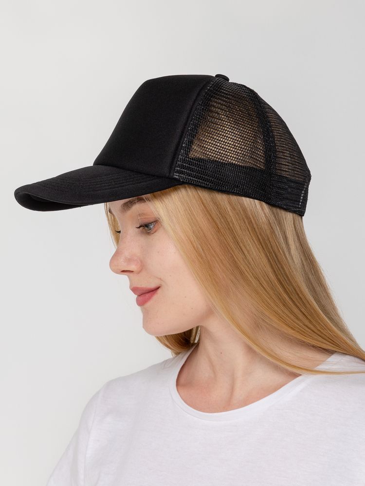 Бейсболка Sunbreaker, черная-6