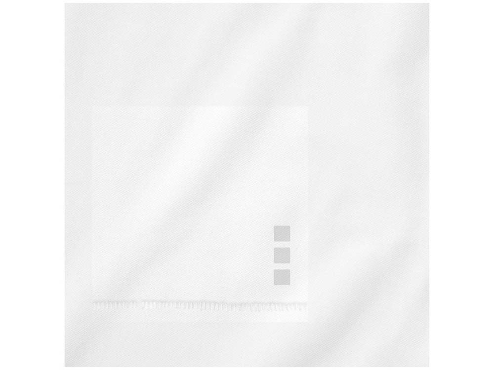 Calgary мужская футболка-поло с коротким рукавом, белый-5