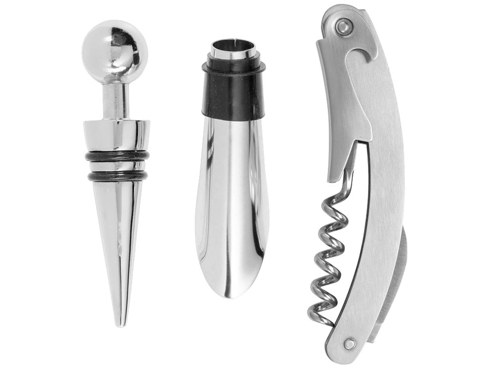 Набор аксессуаров для вина Pinotage со стеклянной крышкой-7