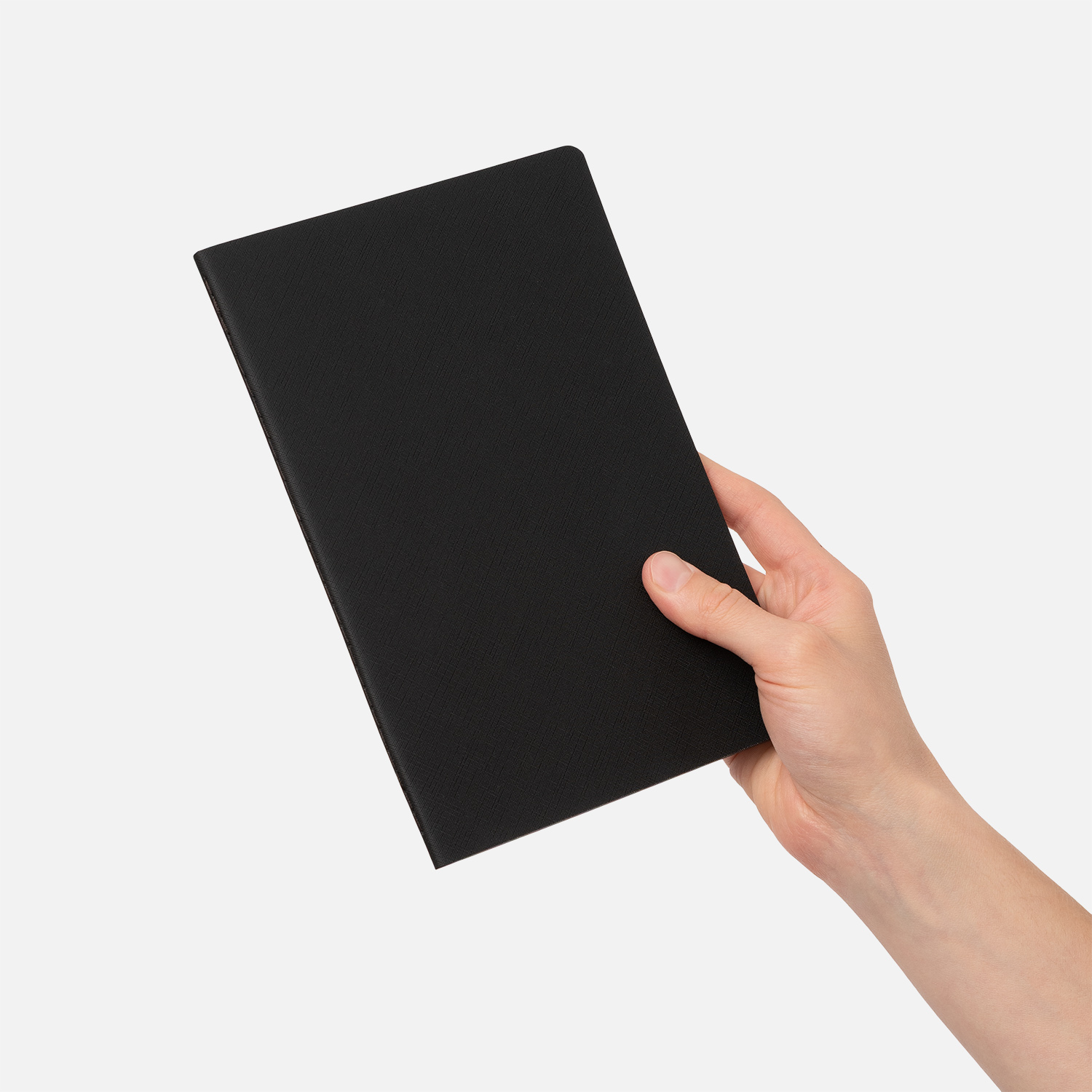 Блокнот Corsa slim, черный-7