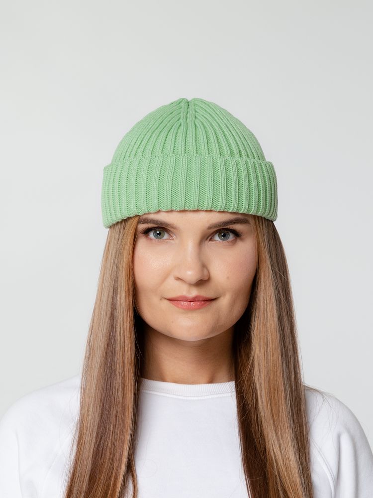 Шапка Hipsta, зеленая (мятная)-2