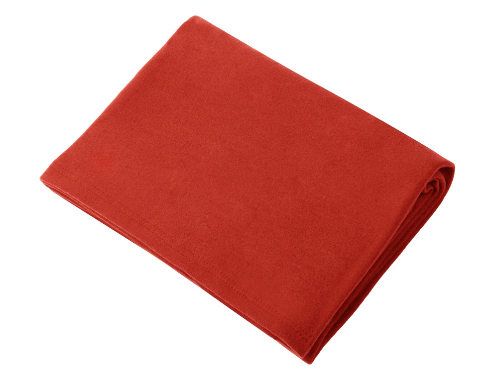 Плед для путешествий Flight в чехле с ручкой и карманом, красный-2