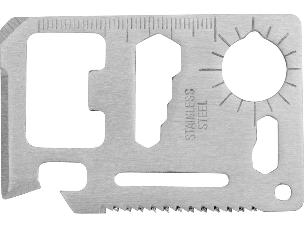 Мультиинструмент в чехле Helper mini, стальной-5