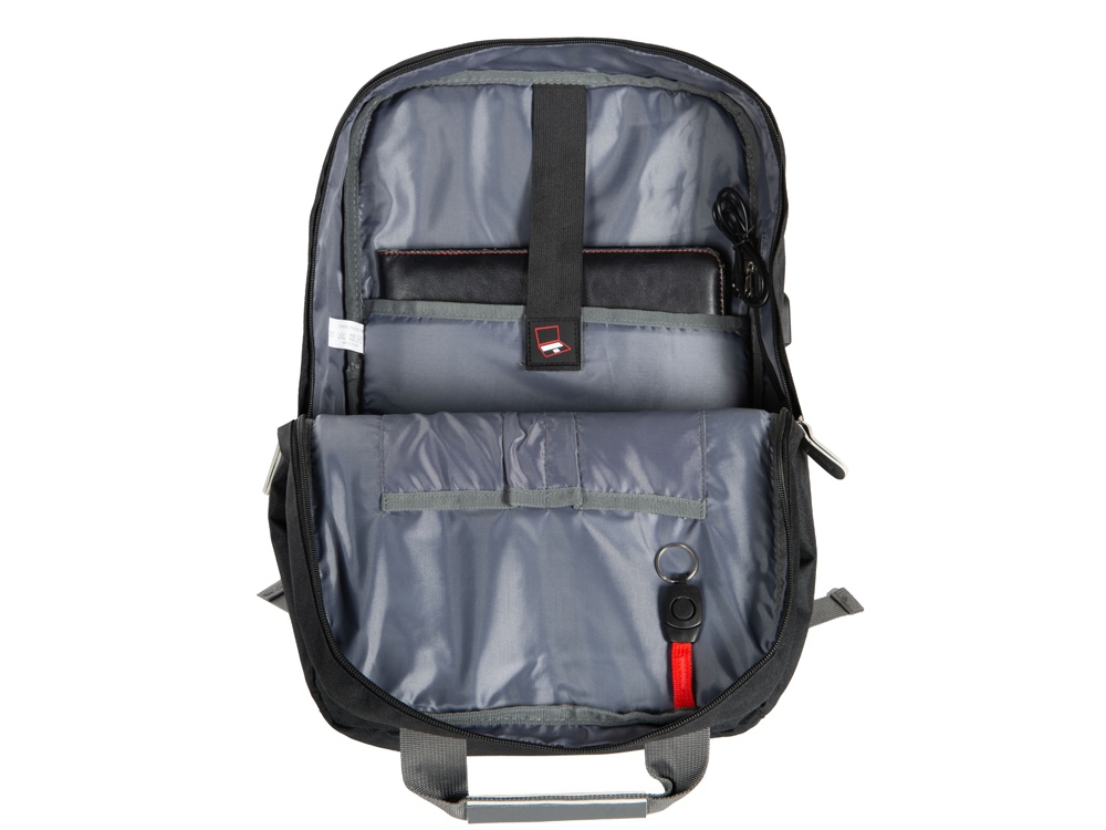 Рюкзак Fabio для ноутбука 15.6, серый-8