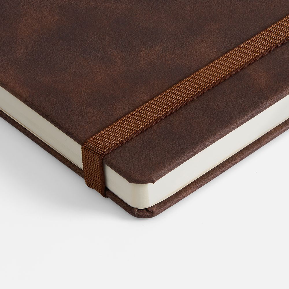 Ежедневник Urban Hard, недатированный, коричневый-4