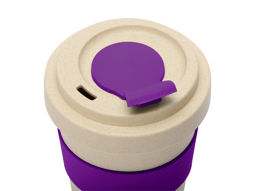 Стакан из пшеничного волокна Flava, фиолетовый 2603C-3